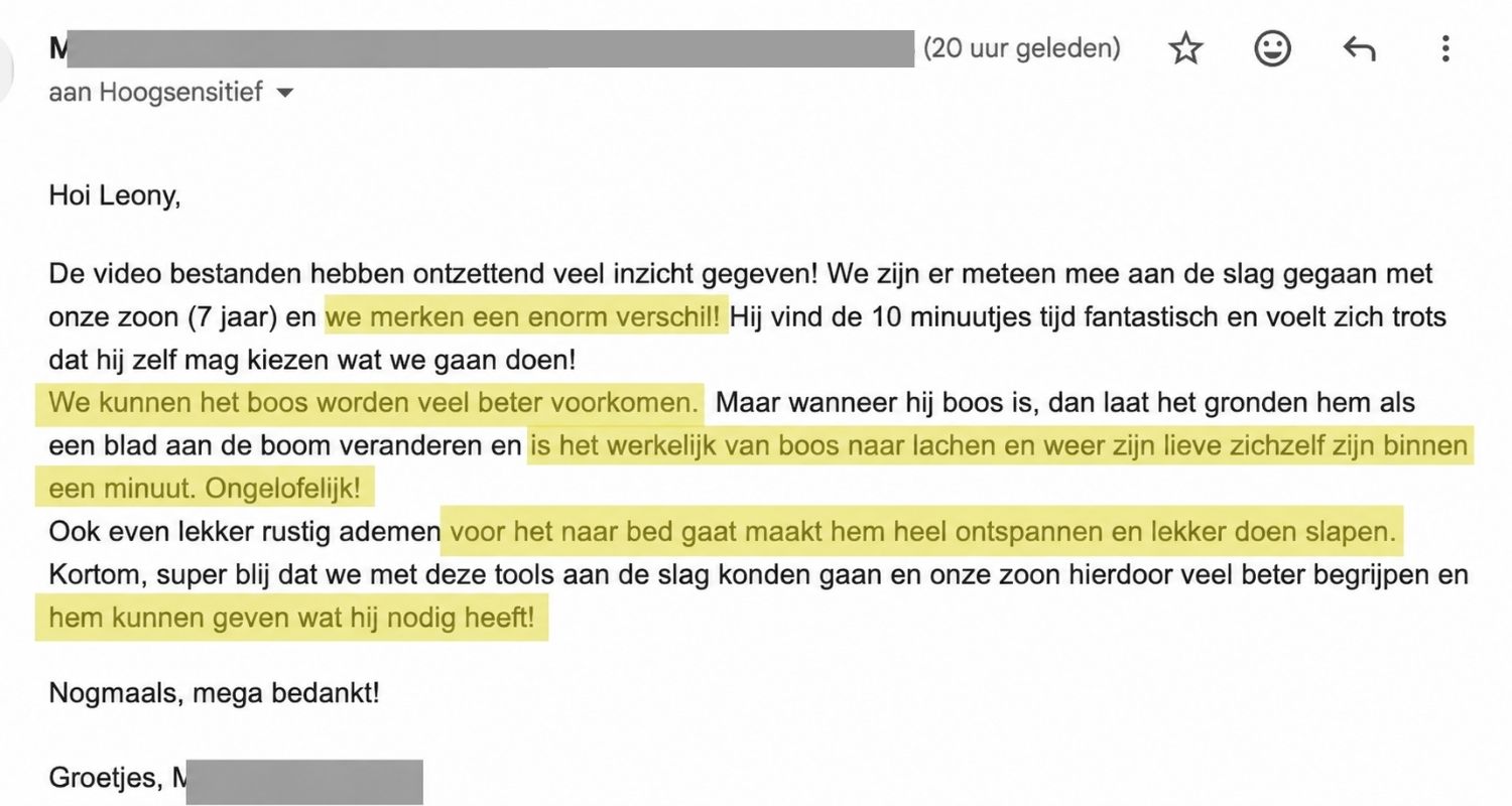 Ervaring van Manon, moeder van een zoon van 7